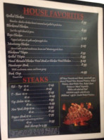 Banderas Steakhouse menu