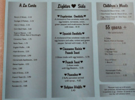 Jubilee Cafe menu