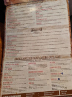 The All American Steakhouse menu