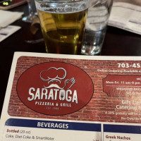 Saratoga Pizzeria Grill food