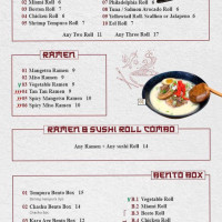 Mangetsu Farmington menu