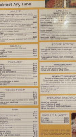 Sunshine Cafe Eldora, Iowa menu