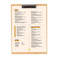 Avicollis Coal Fire menu