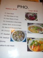 King Wah Asian Food menu