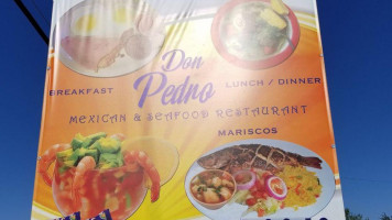 Don Pedro Mexican And Seafood And Grill menu