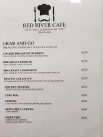 Red River Cafe menu