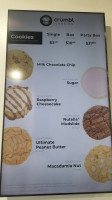 Crumbl Cookies menu