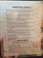 Asian Bistro menu