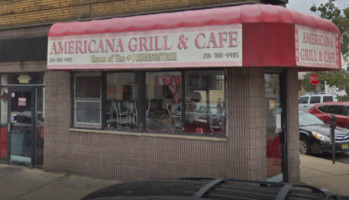 Americana Grill Cafe outside
