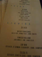 The Heights menu