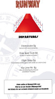 Runway Bar Restaurant menu