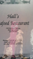 Hall's Seafood food