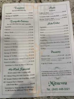 Mitsuwa Japanese Hibachi menu