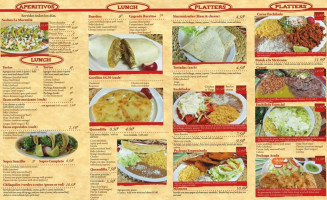 La Morenita Mexican menu