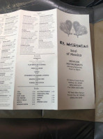 El Michoacan menu