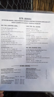 Overtime Brewing menu