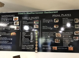 Odeh's Mediterranean menu