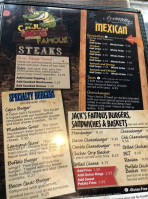 Cajun Jack's Grill menu