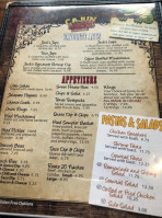 Cajun Jack's Grill menu