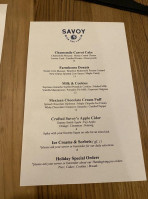 Savoy Lake Geneva food
