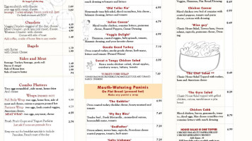 Over The Top Cafe Llc. menu