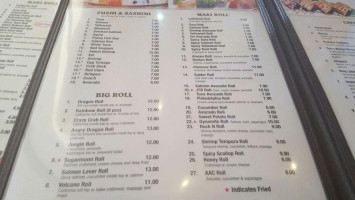 Sea Sushi Grill menu