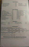 Grannies Diner menu