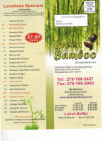 Green Bamboo food