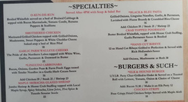 Elk Hound menu
