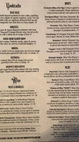 The Folsom Cafe menu
