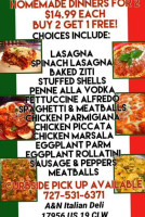 A N Italian Deli food