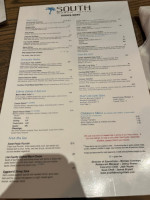 South Beach Grill menu