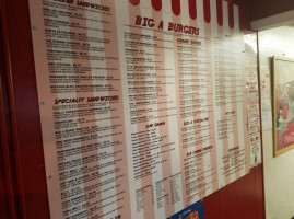 Big-A Rootbeer Drive Inn menu