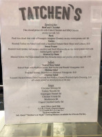 Tatchen's menu