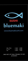 Bluemaki Sushi inside