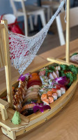 Yami Sushi Bento Box Bubble Tea food