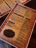 Rainier Grill menu