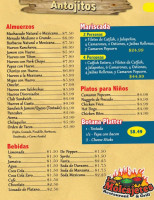 Los Molcajetes menu