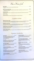 Cayuga St Steakhouse menu