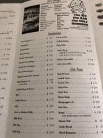 Fitz's Restaurant menu