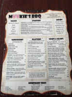 Mookie's Bbq menu