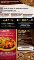 Fogata’s Mexican Grill menu