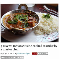 5 Rivers Indian Cuisine food