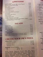 Mater's Pizza & Pasta menu