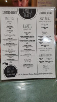 Dani's Place menu