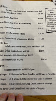 Village Inn menu