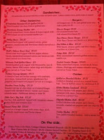Cherry Street Brewing Company menu