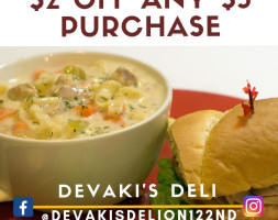 Devaki's Deli inside
