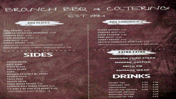 Branch Bbq Catering menu