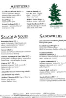 Kawanhee Inn menu